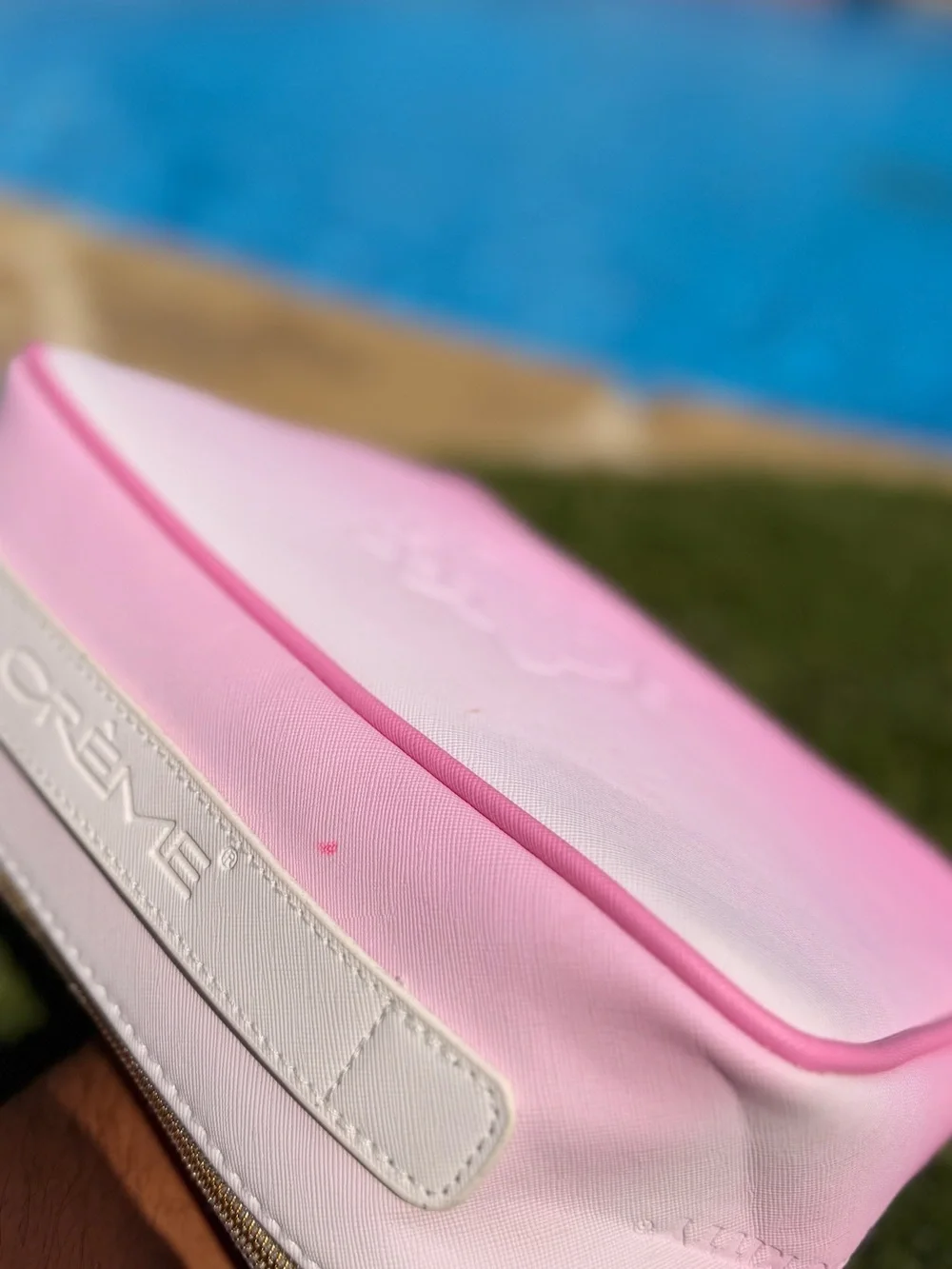 Crème Pink Hello Kitty Cosmetic Bag